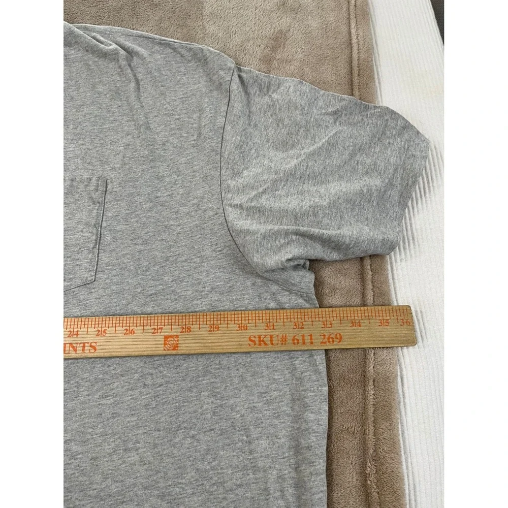 Polo Ralph Lauren T-Shirt Men's 5XB Big Heather Gray Pocket Cotton Short Sleeve